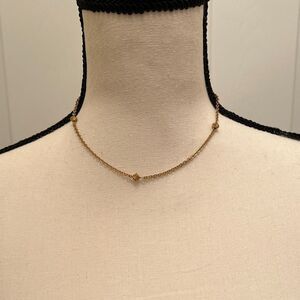 Monet 16” faux gold necklace.
